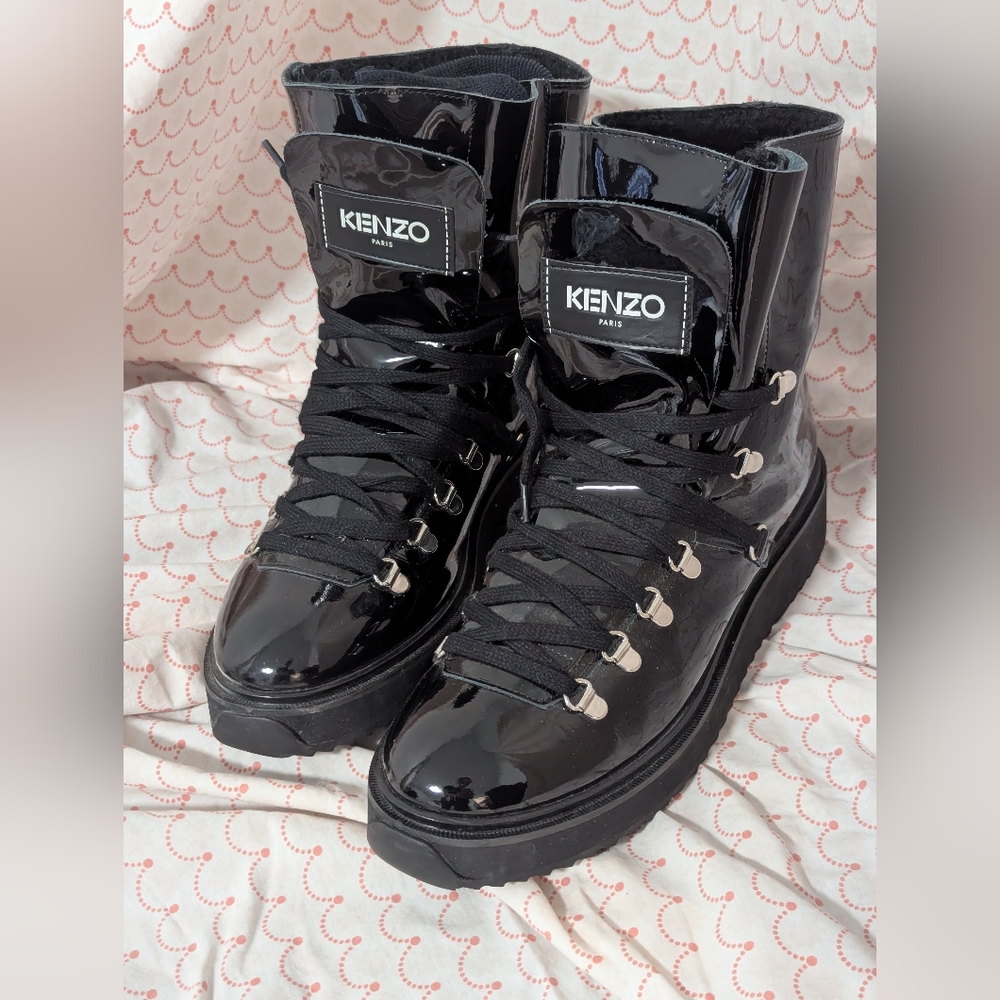 Kenzo: Black Alaska Boot